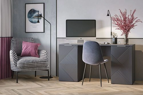 Стол письменный Салерно 3 NEW Графит - фото 1