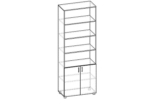 Стеллаж Лидер СТ.026.800-01 - фото 2