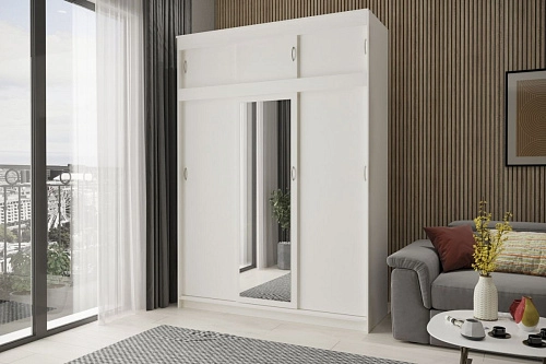 Шкаф-купе Миллениум-3 с антресолью - фото 1