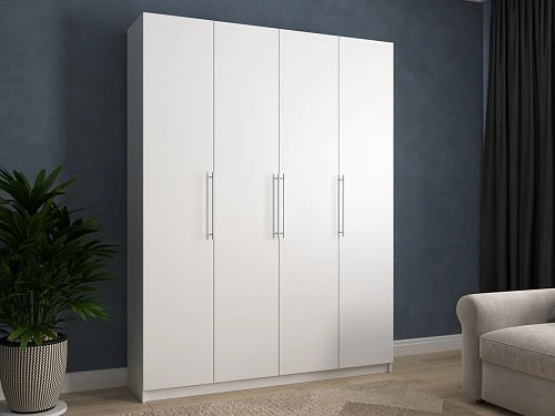 Шкаф распашной Калифорния-4 Белый - фото 1