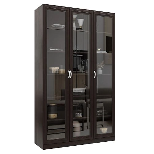 Шкаф Библиотека Библиограф 3.1 Рельеф Венге - фото 3