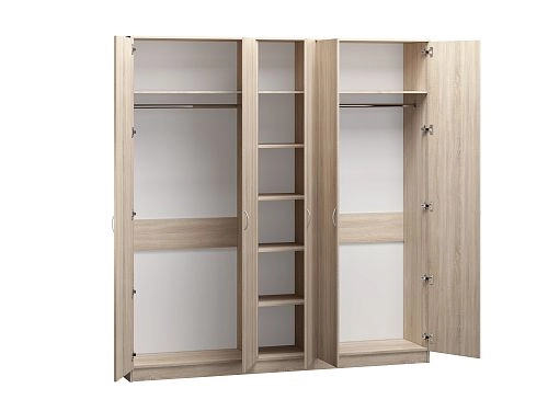 Шкаф распашной Лайт-5 Дуб Сонома - фото 3