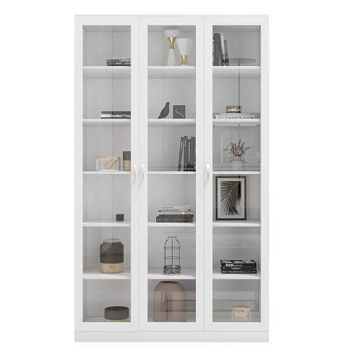 Шкаф Библиотека Библиограф 3.1 Квадро Белый - фото 4