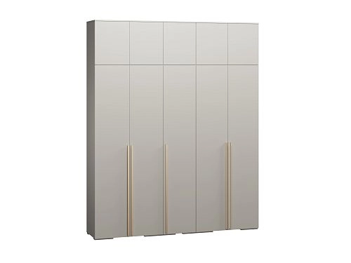 Шкаф распашной Эдинбург-5 с антресолью Кашемир - фото 3