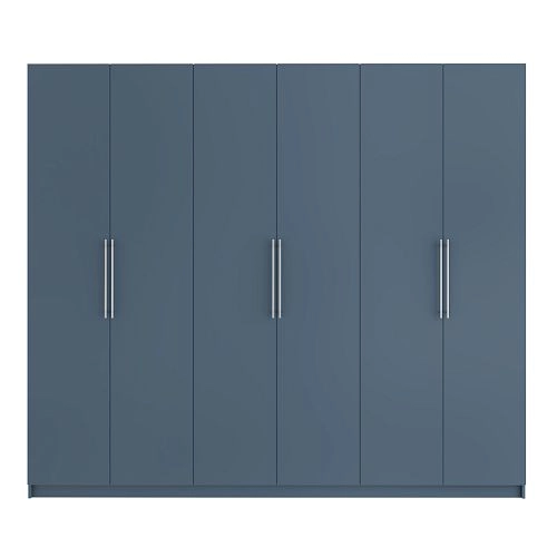 Шкаф распашной Калифорния-6 Альби Полуночно-синий - фото 3