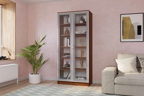 Книжный шкаф Альма-7 Орех Экко - фото 1