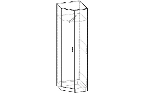 Шкаф угловой Горизонт ШРУ.001.600-01 - фото 3