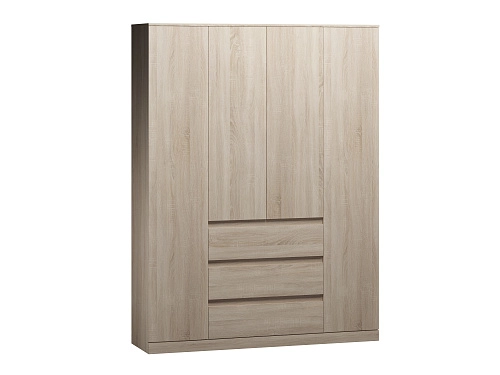 Шкаф распашной Стефани Мальм-4 Дуб Сонома - фото 2