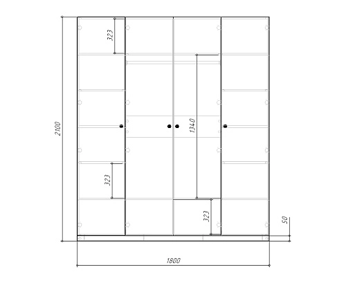 Стенка детская Банни-4 Белый - фото 8