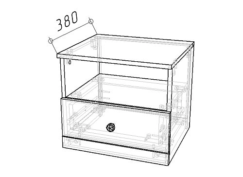 Стенка детская Стрекоза Mini-4 Белый - фото 4