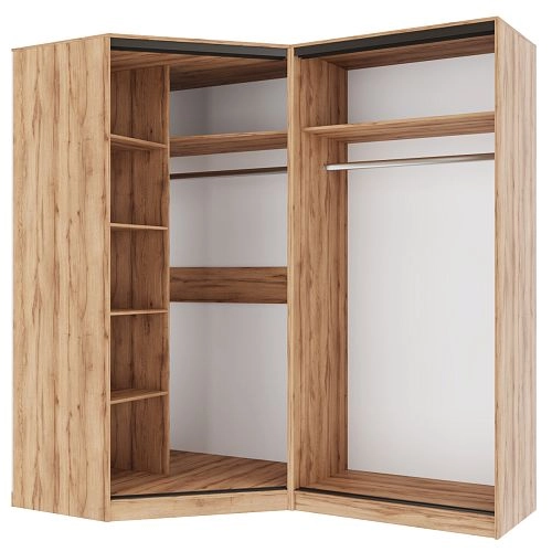 Шкаф угловой Ромео-3 Дуб Крафт Золотой - фото 2