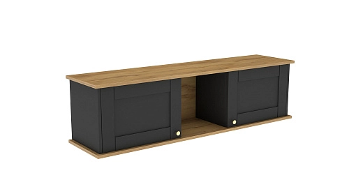 Стенка Прато-3 Черный - фото 4