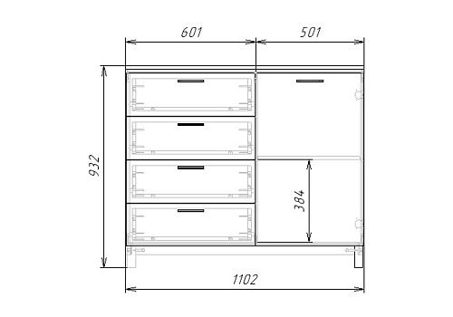 Комод Техас-2 МДФ - фото 4