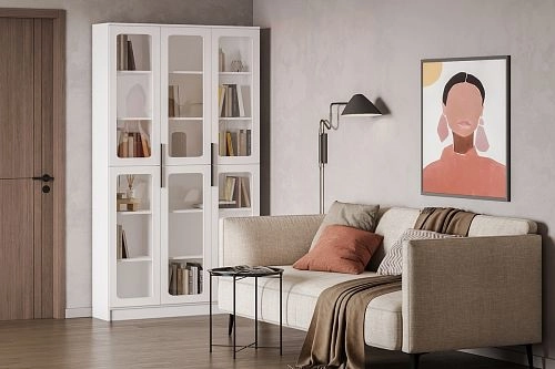 Шкаф для книг Модена 3.2 - фото 1