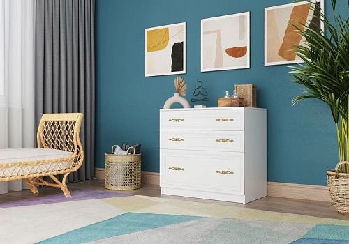 Комод Карлос-027 Белый - фото 4