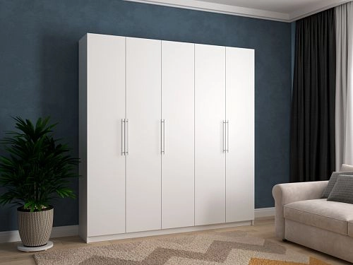 Шкаф распашной Калифорния-5 Белый - фото 1