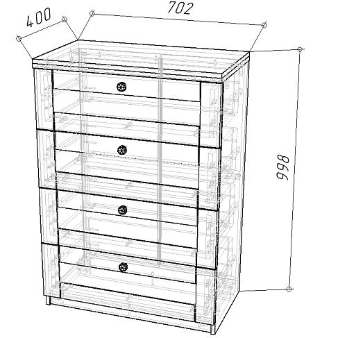 Комод София РАХ-2 - фото 2