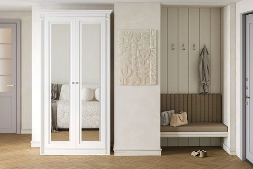 Шкаф распашной Классика Люкс-2.2 МДФ - фото 1