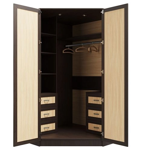 Шкаф угловой Стильный-2УР Дуб Сонома - фото 5