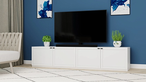 ТВ тумба Скаген Белый - фото 1