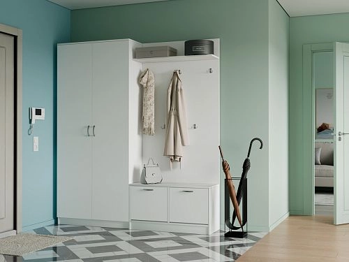 Прихожая Ольга-2 Белый - фото 1