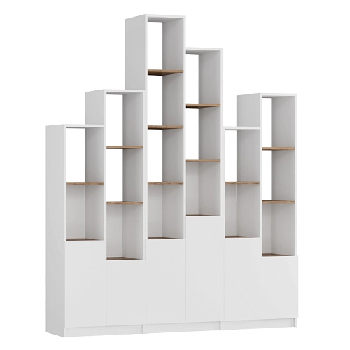 Стеллаж Оренсе-4 Белый - фото 2