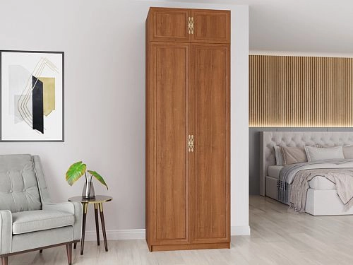 Шкаф распашной Карлос-025 Орех Экко - фото 1