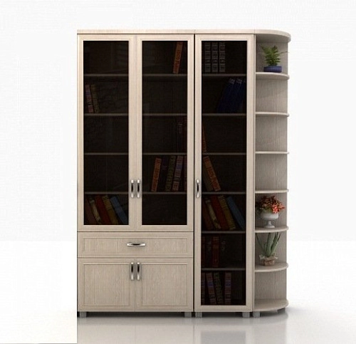 Шкаф для книг Яна-3 - фото 1