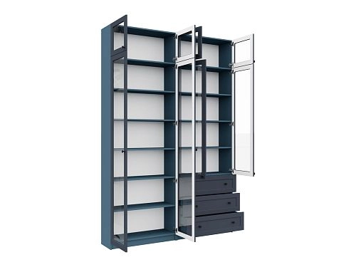 Шкаф для книг Билли Стольмин 47 Деним супер софт - фото 2