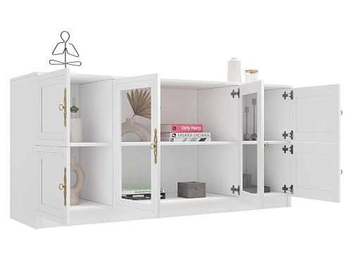 Комод Карлос-074 Белый - фото 3