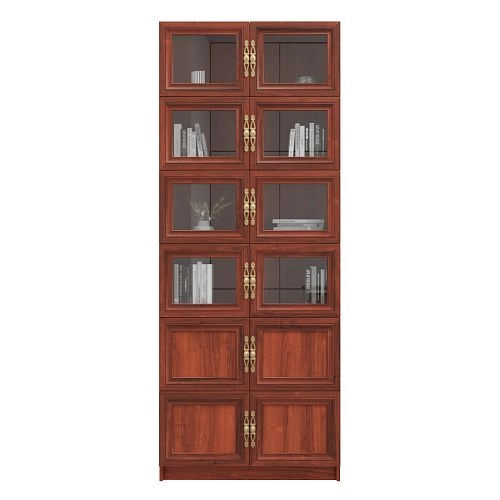 Шкаф книжный Карлос-044 Орех Итальянский - фото 4