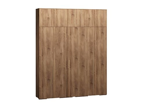 Шкаф распашной Эдинбург-5 с антресолью Дуб Кастелло коньячный - фото 3