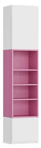 Стеллаж Олли-1 с дверцей Лаванда - фото 2