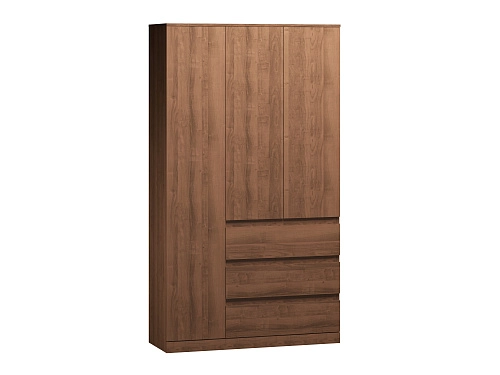 Шкаф распашной Стефани Мальм-3 Орех Экко - фото 2