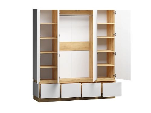 Шкаф распашной Exeed-4 Белый - фото 2