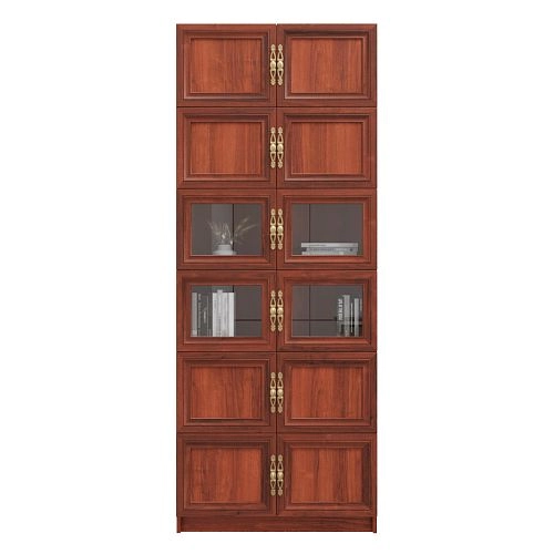 Шкаф книжный Карлос-046 Орех Итальянский - фото 4