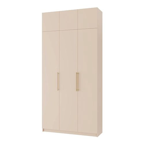 Шкаф распашной Калифорния-3 с антресолью Сатин - фото 5