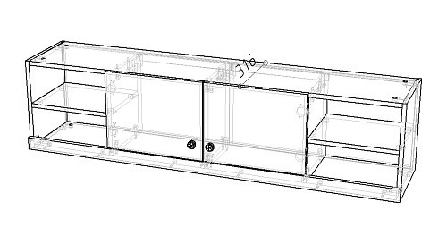 Стенка детская Банни-12 Черный Агат - фото 4