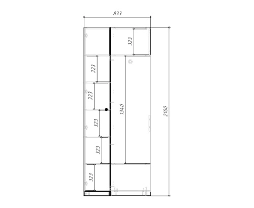 Шкаф угловой Банни Белый - фото 6