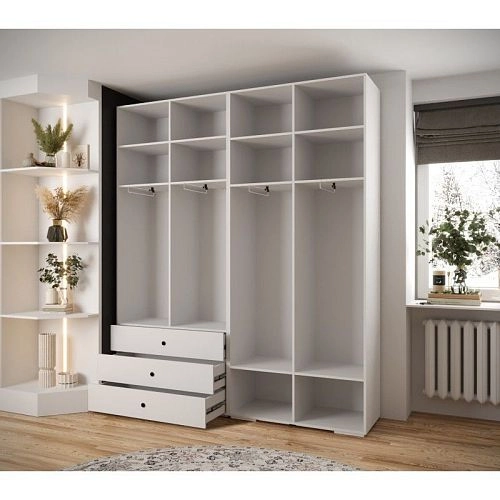 Шкаф распашной Люксор-4.3 Белый - фото 3