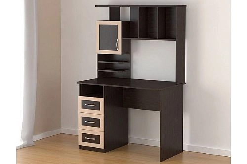 Компьютерный стол Мебелинк 100-09 рамка МДФ - фото 1