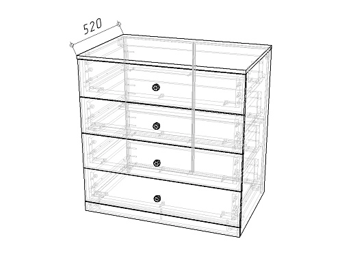 Стенка детская Банни-3 Белый - фото 6