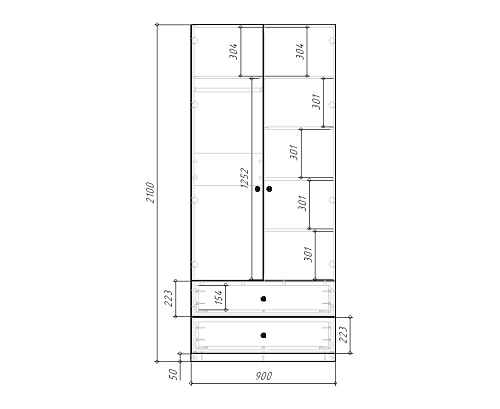 Стенка детская Банни-8 Пастельно-Синий - фото 5