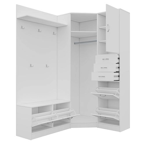 Прихожая Ольга-12 Белый - фото 2