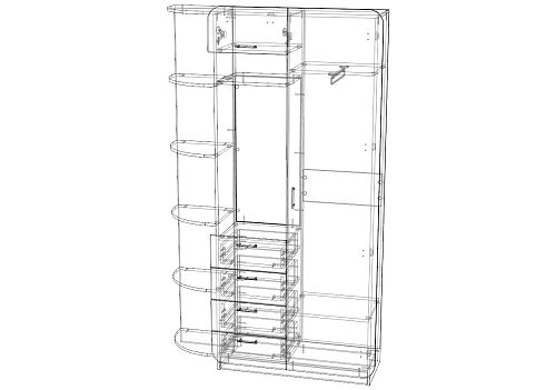Прихожая Модерн-5 МДФ - фото 3
