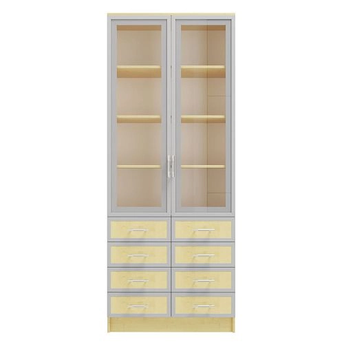 Книжный шкаф Альма-12 Клён - фото 3