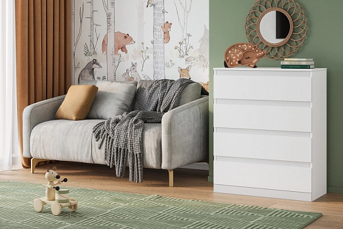 Комод Стефани Мальм-16 Белый - фото 1