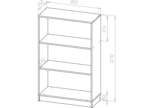 Стеллаж Сокол-36 - фото 2