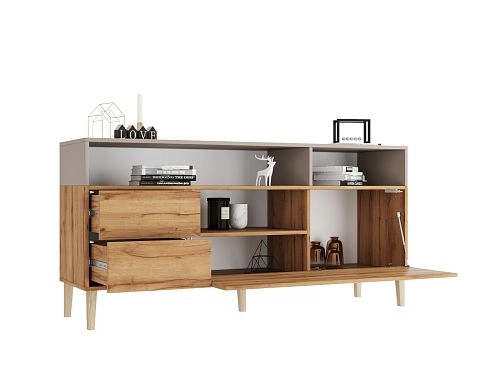 ТВ тумба Скарлет Дуб Золотистый - фото 2