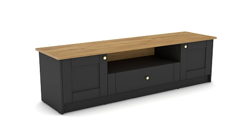 ТВ тумба Прато Черный - фото 1